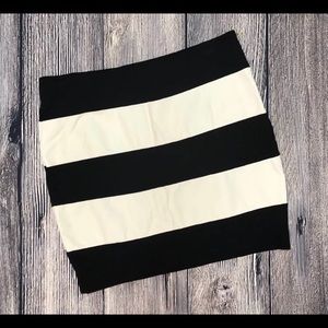 Mini Skirt Striped M Potter's Pot Wrap Pencil